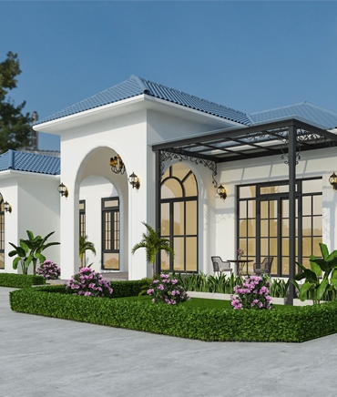 Biệt Thự Cấp 4 Mái Nhật